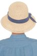 Hester Denim Band Bucket Hat | Stylish Straw Summer Hats for Women