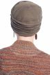 Distressed Rosette Beanie Hat - All Cotton
