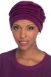 Distressed Rosette Beanie Hat - All Cotton