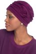 Distressed Rosette Beanie Hat - All Cotton