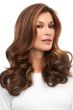 easiPart French 12 Inch Human Hair Topper by Jon Renau Wigs - French Drawn Top, Remy Human Hair Topper