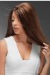 EasiPart 18 Inch Human Hair Topper by Jon Renau | Remy Human Hair, Monofilament