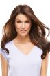 EasiPart XL 18 Inch Human Hair Topper by Jon Renau | Remy Human Hair, Monofilament