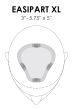 8 Inch EasiPart HD XL Topper by Jon Renau Wigs - Monofilament, Heat Friendly Synthetic Hairpiece