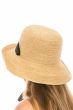 Elin Hand Crocheted Sun Hat with Chin Sash | Packable Summer Hat for Women