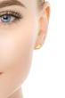 Enamel Horn Stud Earrings | Nickel Free Earrings for Men & Women
