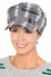 Zoey Plaid Flannel Newsboy Cap | Stylish Winter Newsboy Caps for Women 
