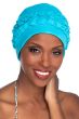 Gathered Retro Swim Turban | Swim Cap Turban