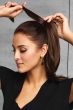 12 Inch Simply Straight Pony Hair Piece by Hairdo | Clip On Ponytail Extension