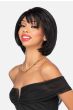 Celia Wig by Vivica Fox | Human Hair/Heat Resistant Blend, Hand Tied 