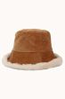 Honey Sherpa Lined Ribbed Bucket Hat | Cozy Bucket Hats for Women