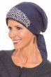 Embroidered Easy To Tie (E-T-T) Pre Tied Scarf Cap | Hand Sewn Beaded Headscarf