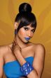 Sleek Style Bun & Bangs by Kim Kimble | Heat Resistant, Bun Hairpiece with Bangs