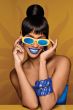 Sleek Style Bun & Bangs by Kim Kimble | Heat Resistant, Bun Hairpiece with Bangs