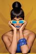 Sleek Style Bun & Bangs by Kim Kimble | Heat Resistant, Bun Hairpiece with Bangs