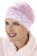 lace emily sleeping cap in pink