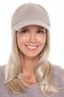 Lisette Long Baseball Cap with Hair by Cardani | Hats with Hair
