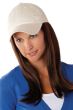 Baseball Hat with Hair: 8229 Long Hat Beige