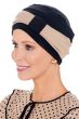 Madison Two-Tone Turban Beanie Set | 100% Organic Cotton Three Seam Beanie + Matching Headband