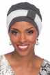 Madison Two-Tone Turban Beanie Set | 100% Organic Cotton Three Seam Beanie + Matching Headband