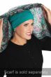 Meridian Beanie Cap & Scarf Volumizer Turban in Viscose from Bamboo by Cardani®