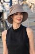 Cardani UPF 50+ Pleated Sun Hat | 100% Cotton with Aloe Vera Lining