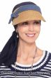Jenae Denim Bow Visor | Stylish Summer Visors for Women