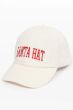 Santa Hat Embroidered Baseball Cap | Embroidered Baseball Cap for Women
