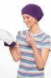 Satin Lined Slouchy Snood Beanie | Satin Bonnet by Cardani