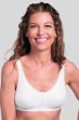 ABC 123 Front Close Rose Contour Bra | Pocketed Mastectomy Bra with Front Closure