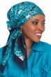 100% Silk Head Scarf - Classic Butterfly Print - 35 inch Square