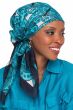 100% Silk Square Scarf | Marine Butterfly