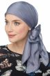 Solid Silk Square Head Scarf - 100% Silk