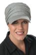 tenley baseball caps for women in grey heather - for cancer patients and hair loss