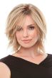 Top Form 6-8 Inch Human Hair Topper by Jon Renau Wigs - Double Monofilament, Remy Human Hair Topper