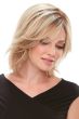 Top Form 6-8 Inch Human Hair Topper by Jon Renau Wigs - Double Monofilament, Remy Human Hair Topper