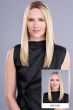Top Trend Lace HD Straight 18 Inch Hair Topper by Jon Renau | Lace Front, Monofilament, Heat Friendly