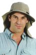 Mens Flap Hat - Sun Protection Outdoor Brimmed Hat for Men