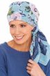 English Roses 100% Cotton Woodblock 36" Hand Stamped Head Scarves