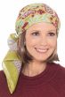 Oversized 100% Cotton Woodblock Hand Stamped Scarves | 36" Square Scarf | Valencia Paisley Olive | Valencia Paisley - Olive