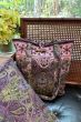 Cotton Woodblock Print Head Scarf and Tote Bag Set with Scrunchie
