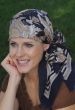 cotton head scarf for hair loss, alopecia and cancer chemotherapy