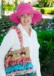 natalie hat with ruffle purse