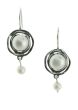 Sterling Silver Drop Pearl Earrings