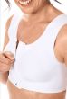 Lymph Flow Wire-Free Front Closure Bra by Amoena | Compression & Lymph Care Pocketed Bra
