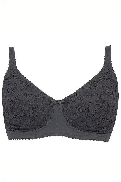 Elizabeth #5395 by Nearly Me | Lace Mastectomy Bra with Prosthesis Pockets
