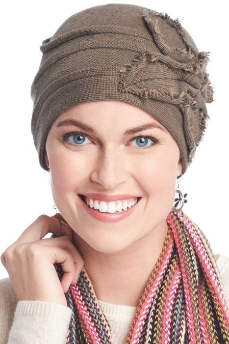 Butterfly Fringe Beanie Pull-On Hat