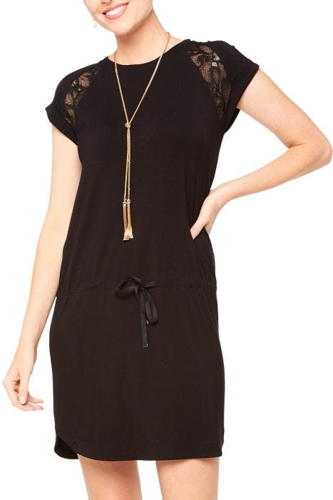Black bamboo dress