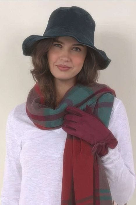 Lucy Bucket Hat | Chenille Bucket Hat for Women