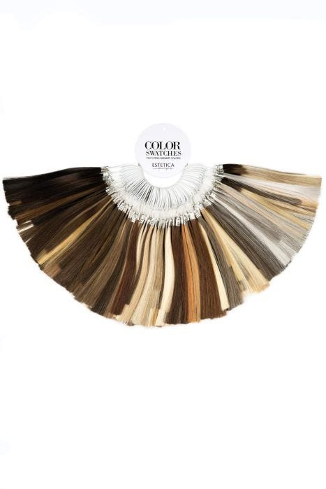 Estetica synthetic hair color ring for wigs